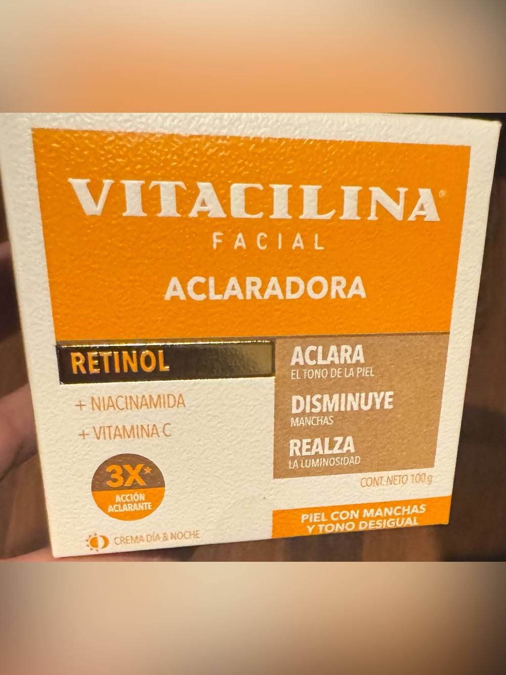 Vitacilina  Facial Aclaradora Cream - Orange